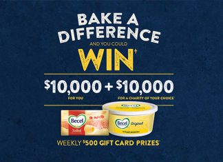 Bake-a-Difference-Win-$10,000-with-Becel-Contest