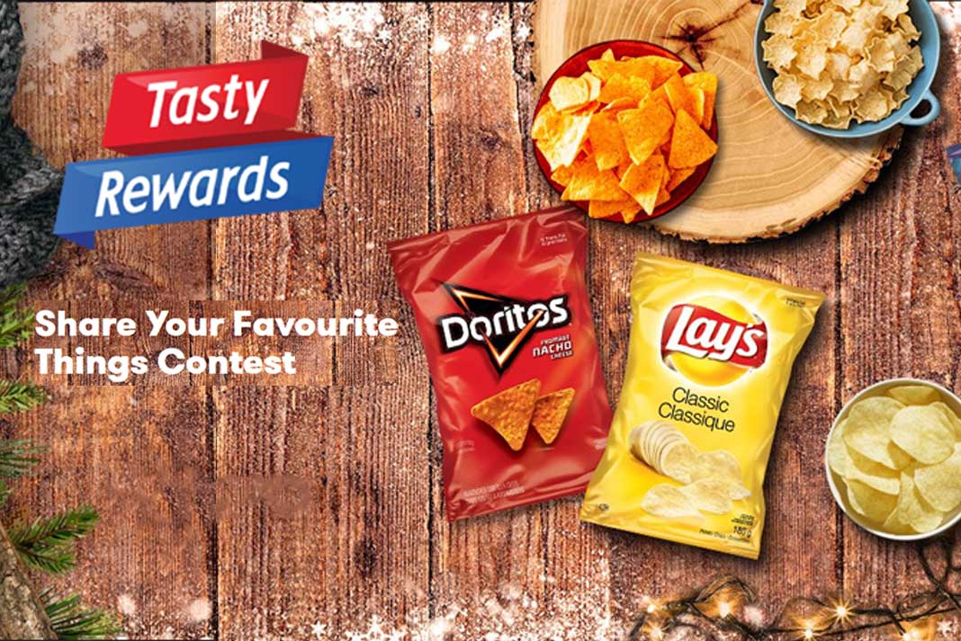 Tasty Rewards Share Your Favourite Things Contest for a chance to win