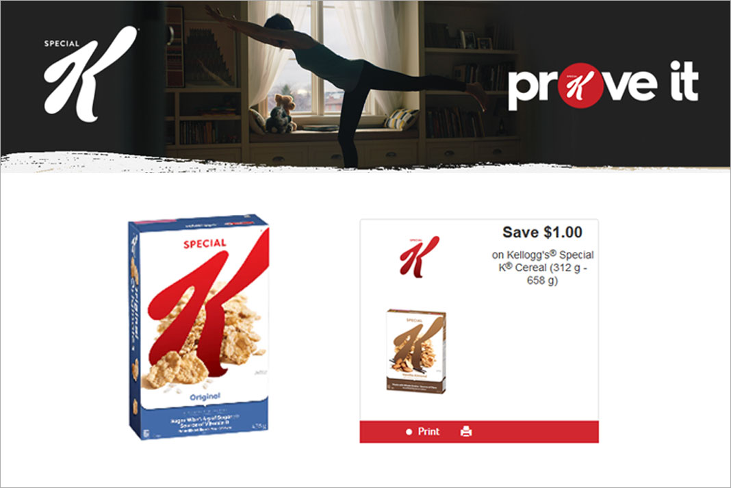 Kellogg's Special K Save $1.00 Coupon - webSaver.ca