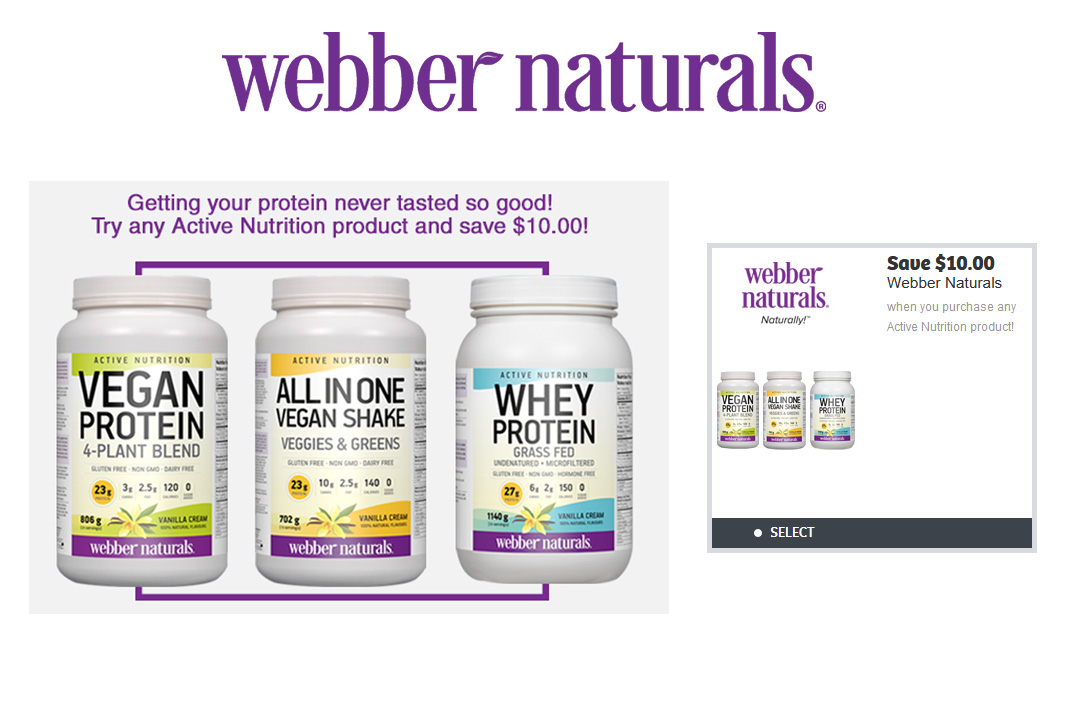 Webber Naturals Nutrition Save $10.00 Coupon - webSaver.ca